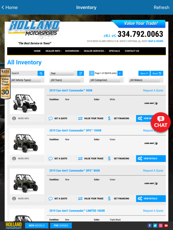 Screenshot #5 pour Holland Motorsports App