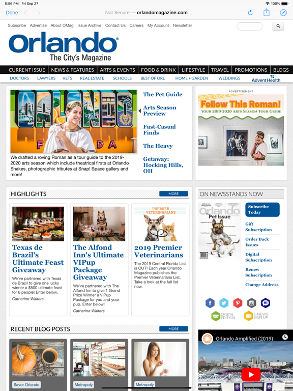 Screenshot #5 pour Orlando Magazine Insider