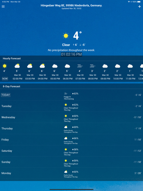 Weather app - Weather forecast iPad screenshot 5