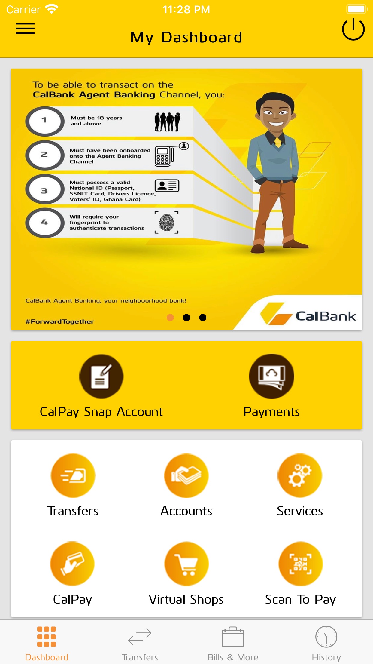 Screenshot 2 of CalBank App