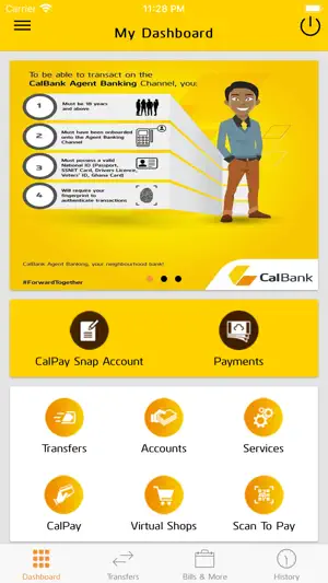 CalBank App screenshot 2