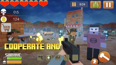 Cube zombie survival screenshot 2