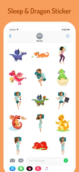 Game screenshot Sleeping Dragon Stickers mod apk
