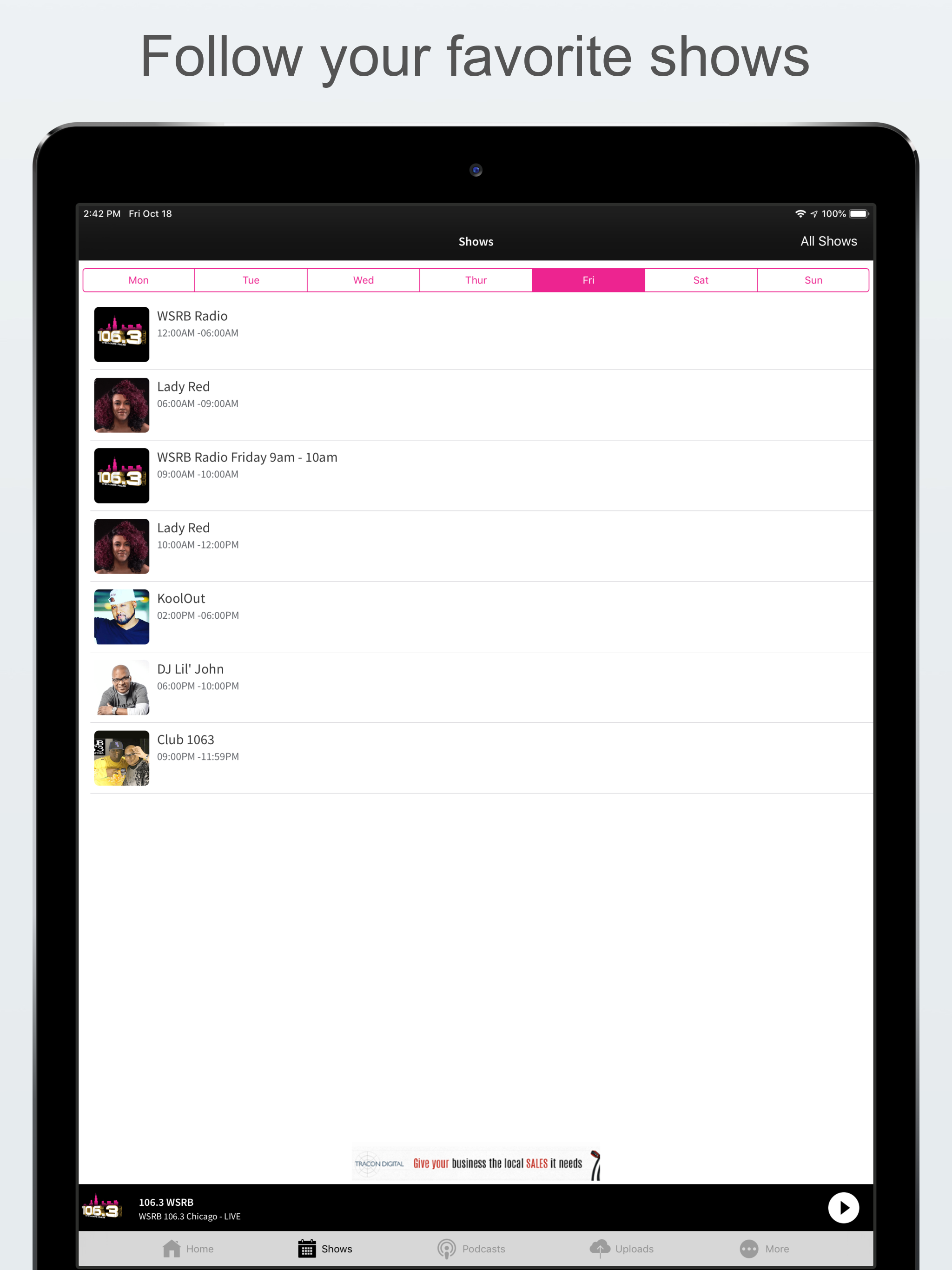SOUL 106.3 WSRB screenshot 9