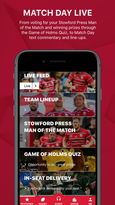 Gloucester Rugby App screenshot 3