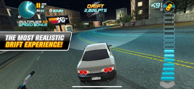 Revisão de Drift Mania Street Outlaws: Drift in Style pelas ruas da cidade  - Aplicativos Da App Store