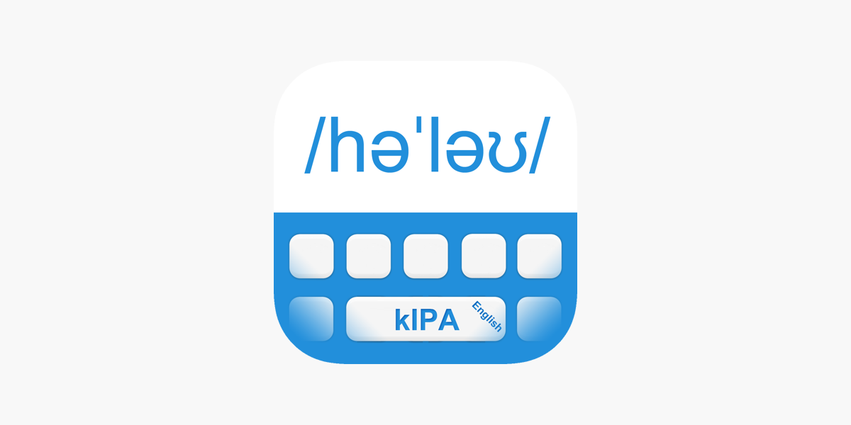 kIPA English - Keyboard on the App Store