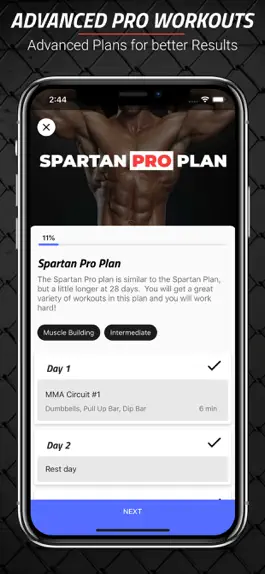 Game screenshot MMA Spartan Workouts Pro hack