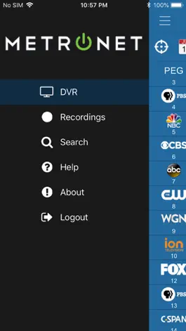 Game screenshot MetroNet DVR apk