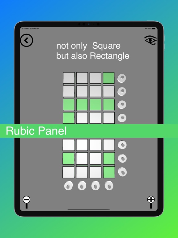 Rubic Panel iPad screenshot