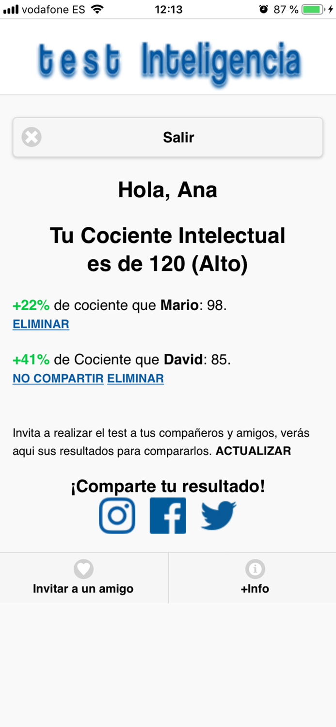 Test Inteligencia