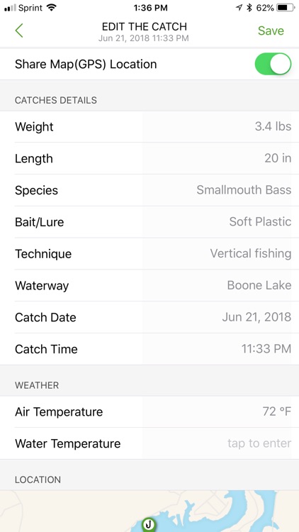 ConnectScale Fishing App