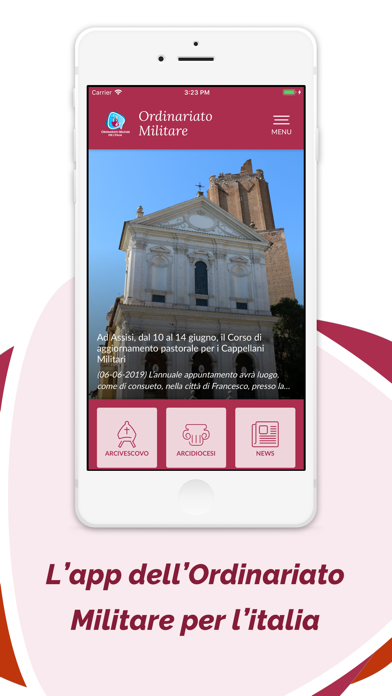 Ordinariato Militare Screenshot