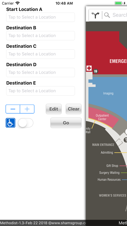 #3. Methodist Richardson Wayfinder (iOS) 由: The Shams Group
