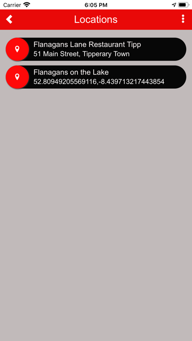 Flanagans app screenshot 3