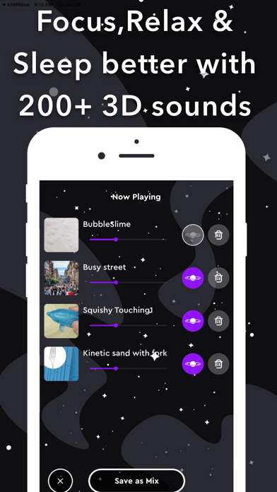 ASMR Sleep 3d Sounds :ASMR ZEN screenshot 2