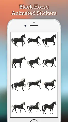 Game screenshot Black Horse Cowboy Stickers apk
