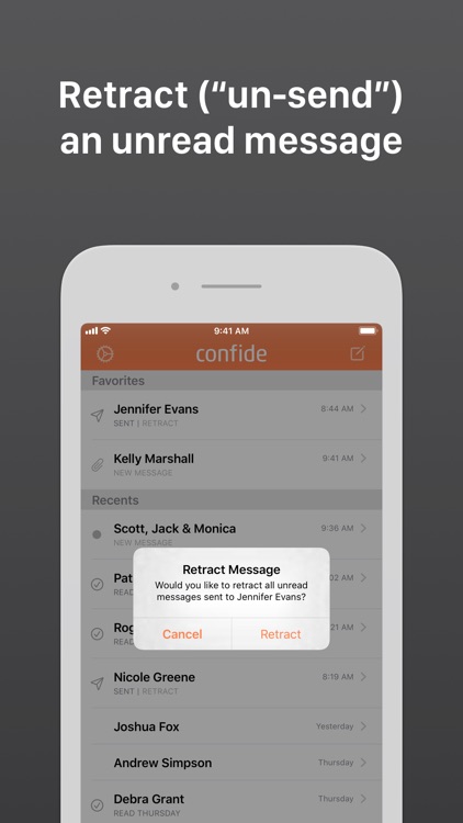 Confide screenshot-6