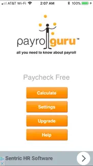paycheck lite : mobile payroll iphone screenshot 1