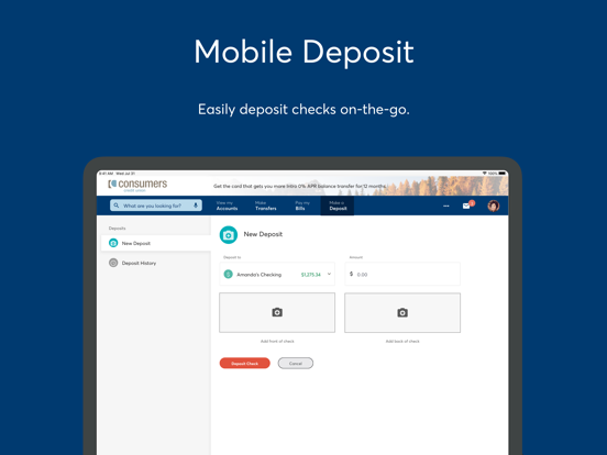 Screenshot #5 pour Consumers Credit Union - MI&IN
