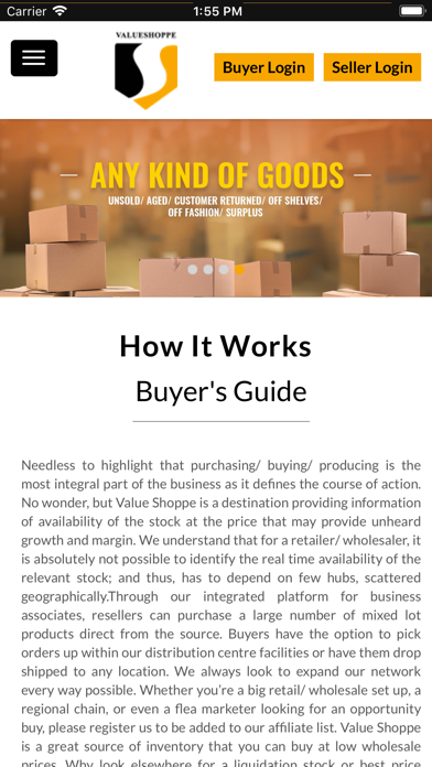 Screenshot #1 pour VALUE SHOPPE