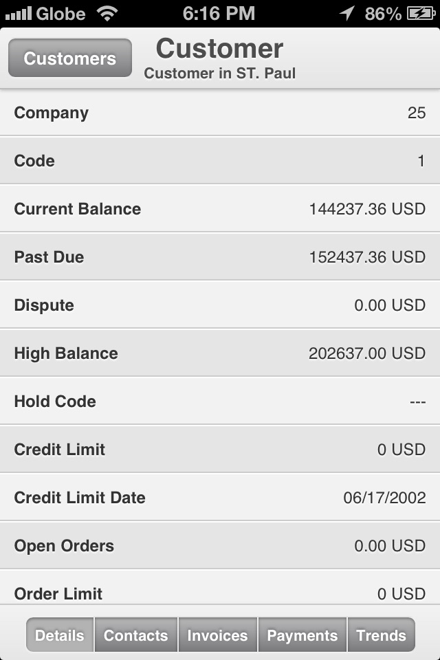 Infor Lawson Mobile Financials screenshot 4