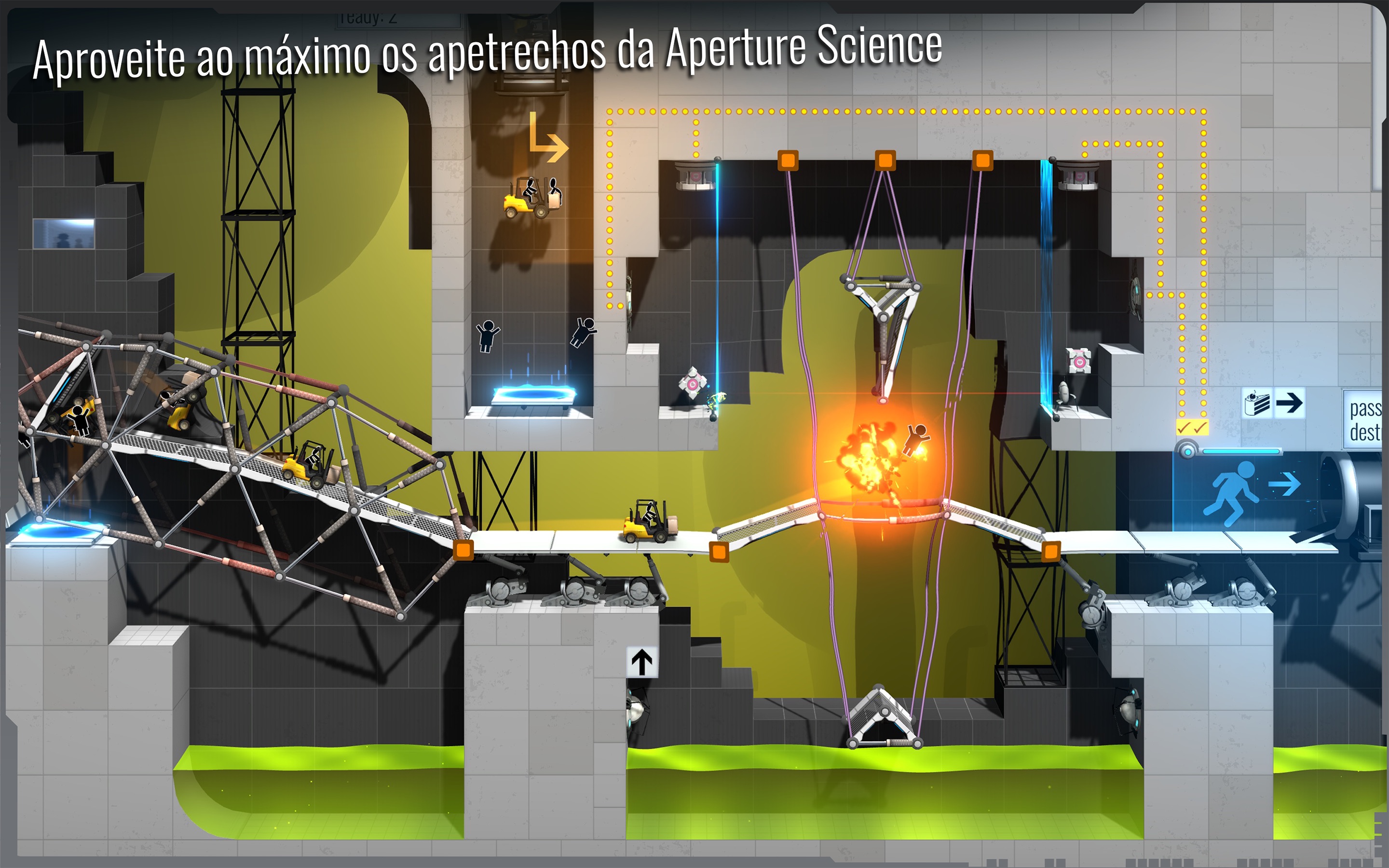 Screenshot do app Bridge Constructor Portal