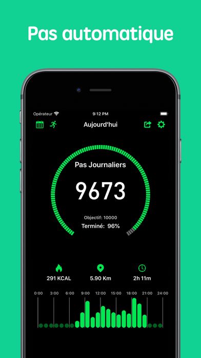 Screenshot #1 pour StepsUp - Podomètre