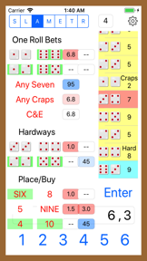 Push The Button! -Craps Helper screenshot