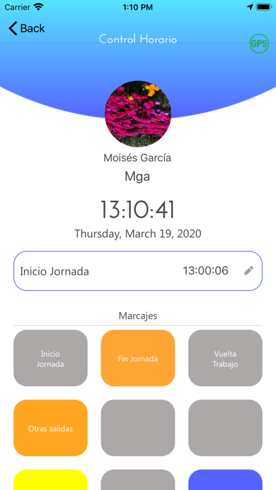 Screenshot #2 pour Control Horario