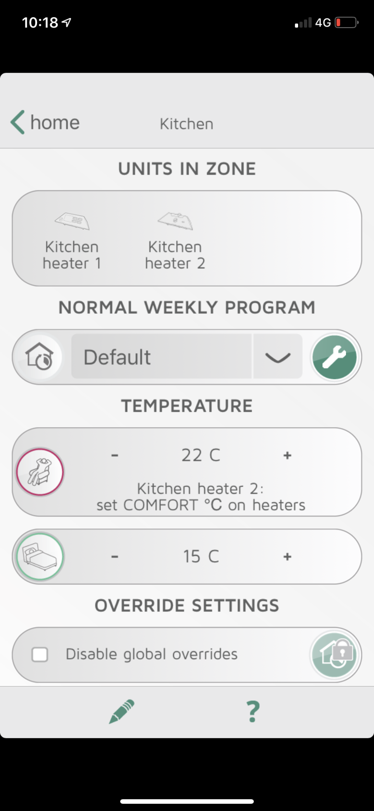 Dimplex Energy Control screenshot 3