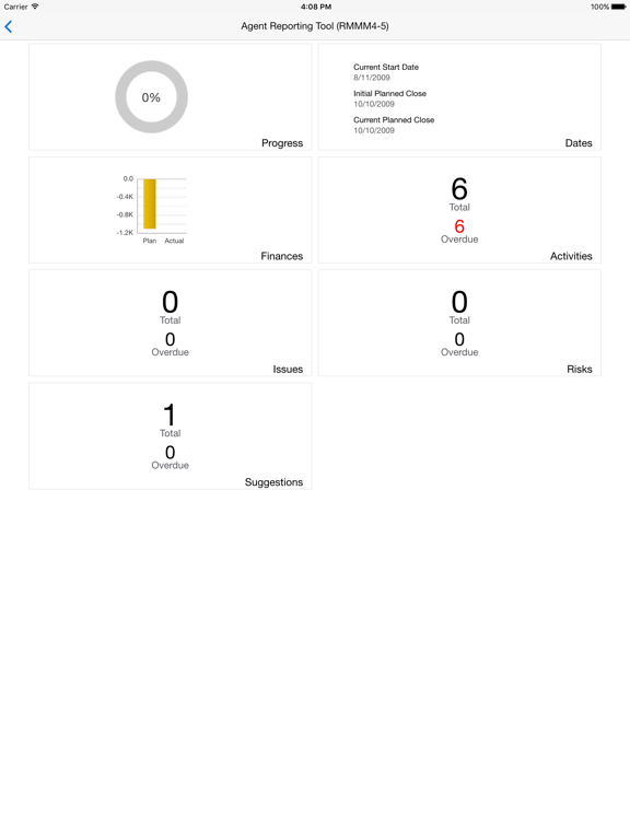 Screenshot #5 for Instantis EnterpriseTrack