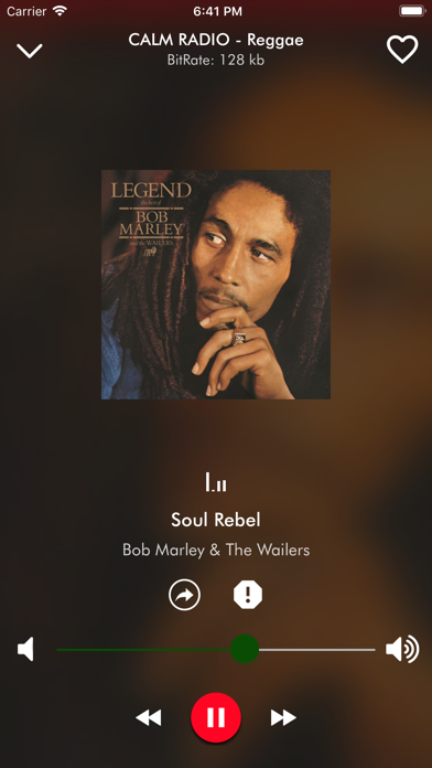 Reggae Music Radio app screenshot 2