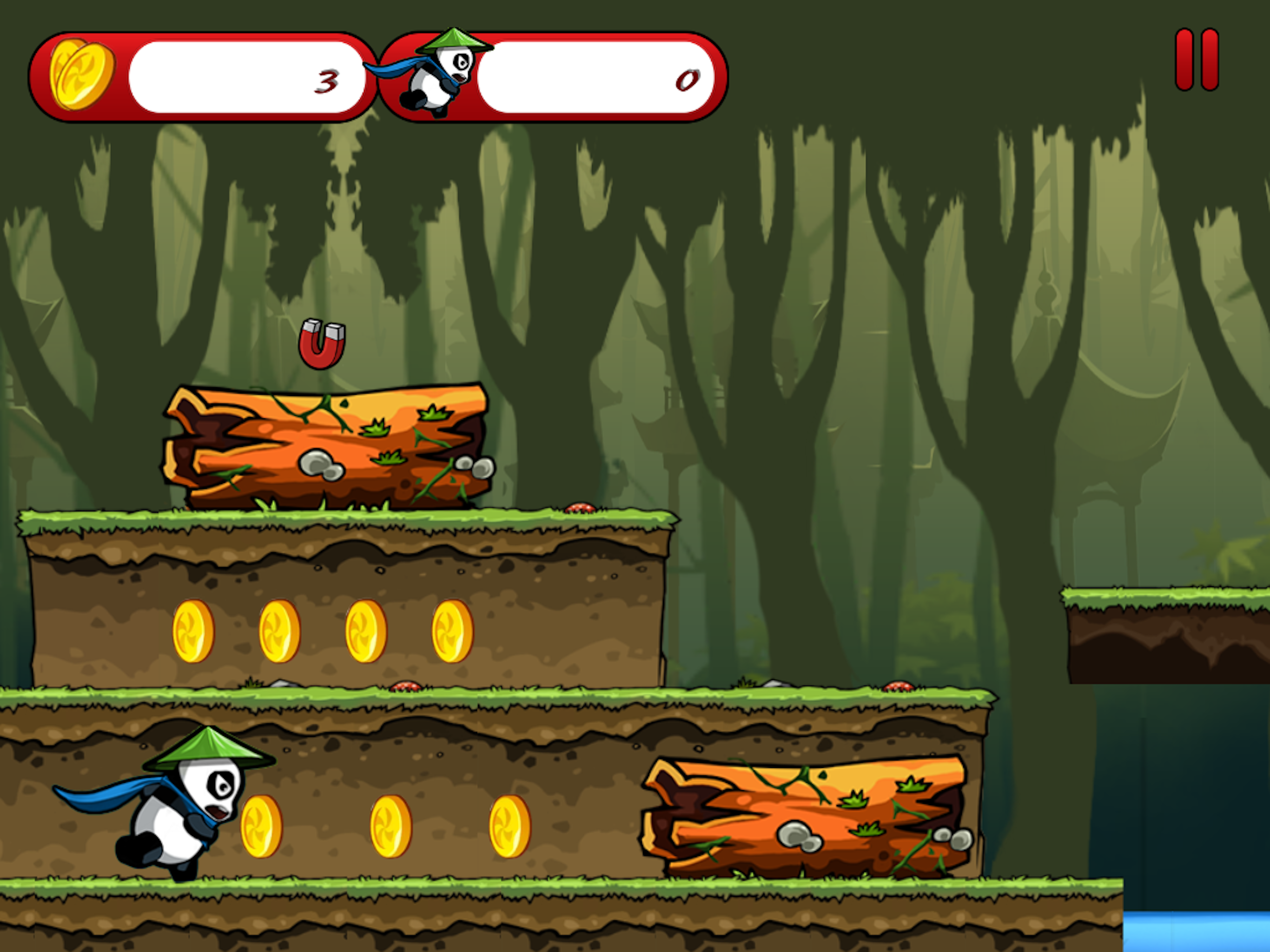 Panda Adventure Run and Jump