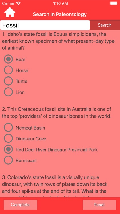 The Paleontology Quizzes screenshot-6