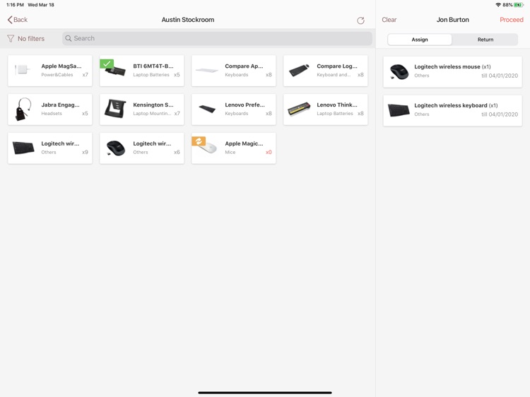 Stockrooms by Oomnitza