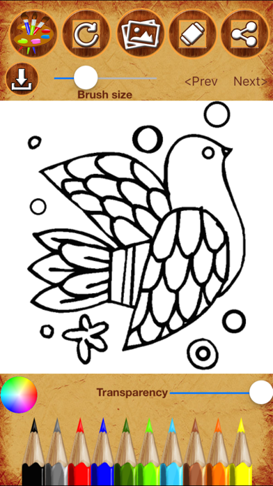 Screenshot #1 pour Kids coloring & drawing Book