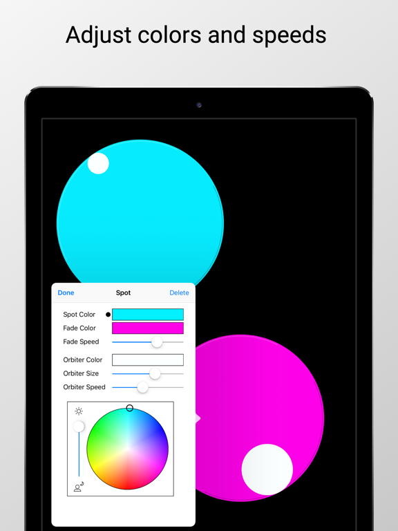 Glow Lamp iPad screenshot 4 - Entertainment app
