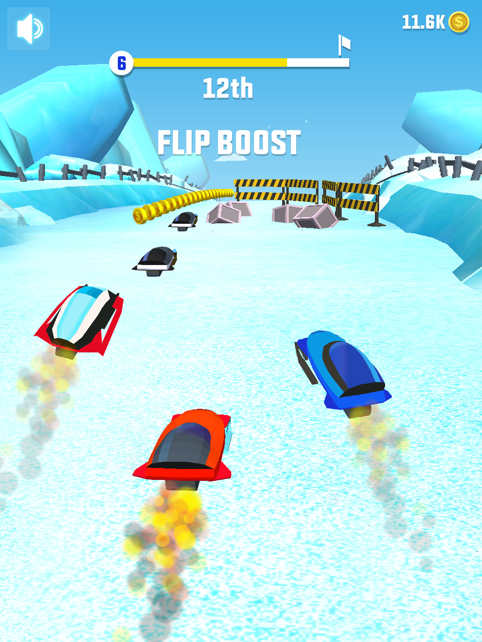 Flippy Snow Rider Race screenshot 10