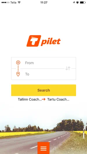 Tpilet bussipiletid screenshot 1