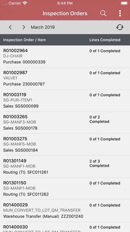 Infor LN Quality Inspections