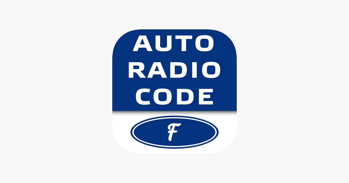 Autoradio Security Code - Ford on the App Store