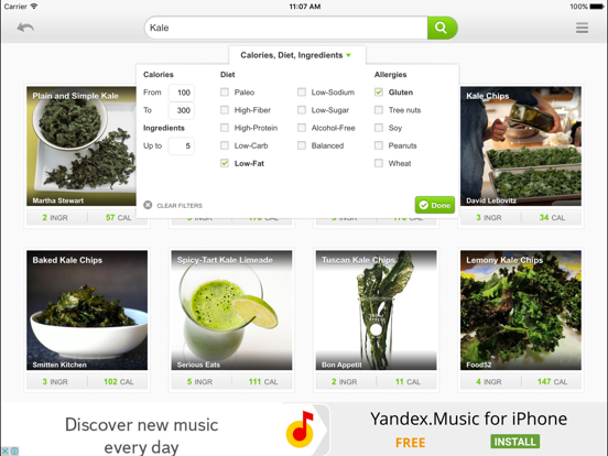 Screenshot #5 pour Vegan Recipes and Nutrition