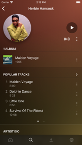 Plexamp screenshot