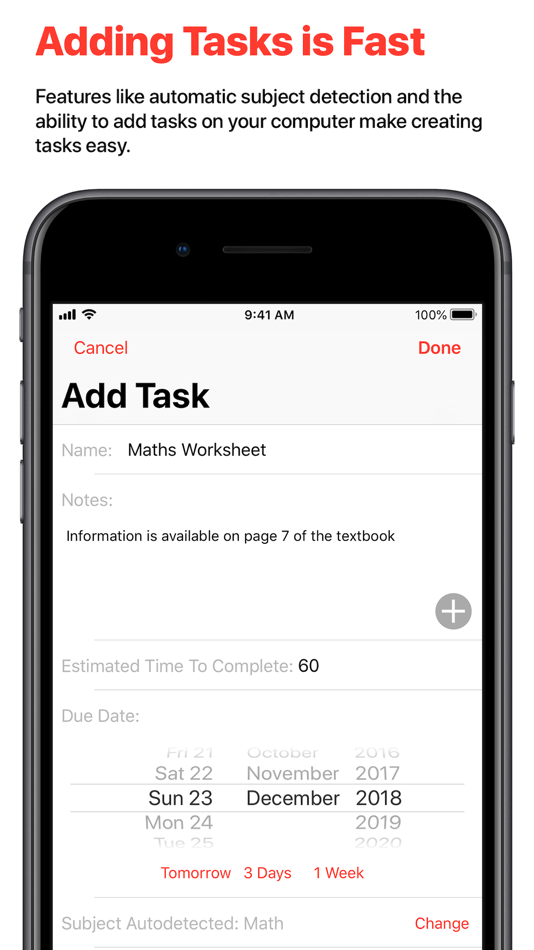 #2. Diary - Homework Management (iOS) By: William Taylor