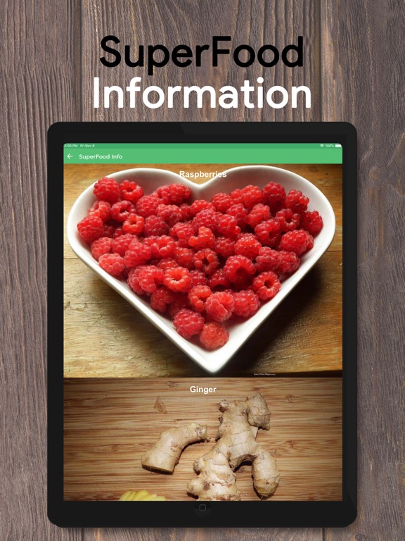 SuperFood - Healthy Recipes iPad screenshot 4 - Food & Drink app