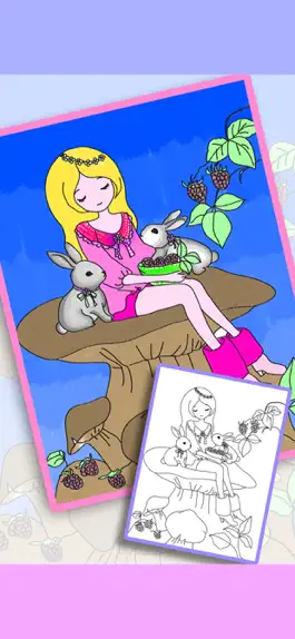 Game screenshot Bejoy Coloring Princess Fairy mod apk