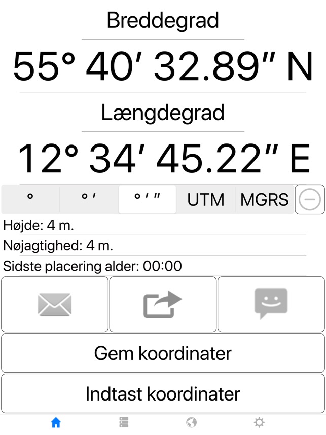 GPS koordinater Pro i App Store