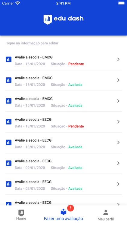 Edudash Pais e Responsáveis