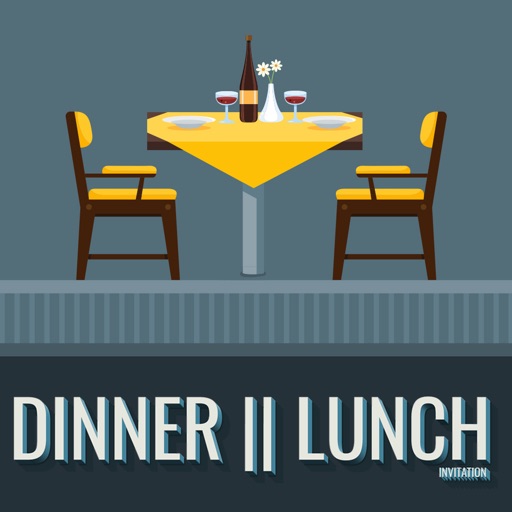 Dinner And Lunch Invitation Ma